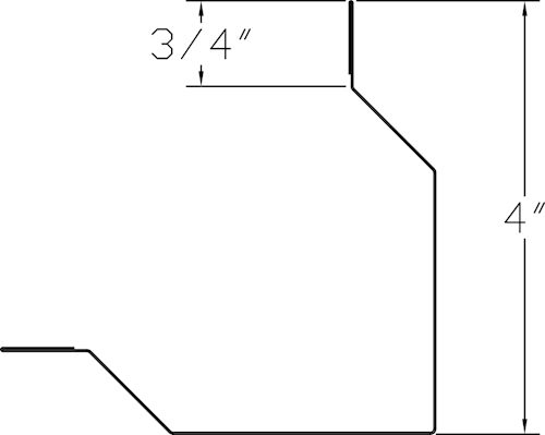 Small Outside Corner- 2D