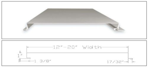 FP1 Flush Soffit Wall Panel 500w